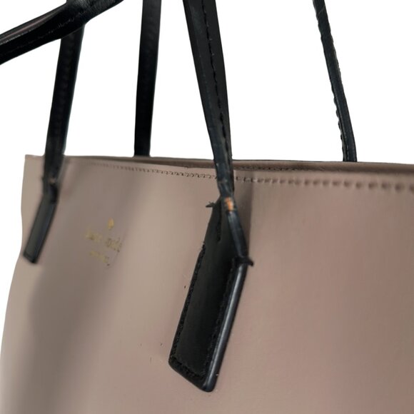 KATE SPADE BLACK AND TAN TOTE - Picture 4 of 11